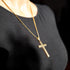 Herren gold halskette mit gravur uniqal